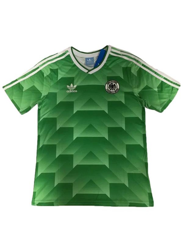 Germany away retro soccer jersey maillot match men's 2ed sportwear football shirt 1990